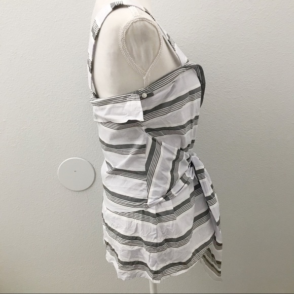 Derek Lam 10 Crosby striped cotton poplin top 6 - Picture 4 of 10